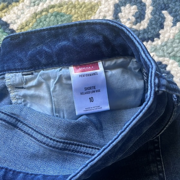 Express Women's Blue Denim Shorts - Picture 4 of 4
